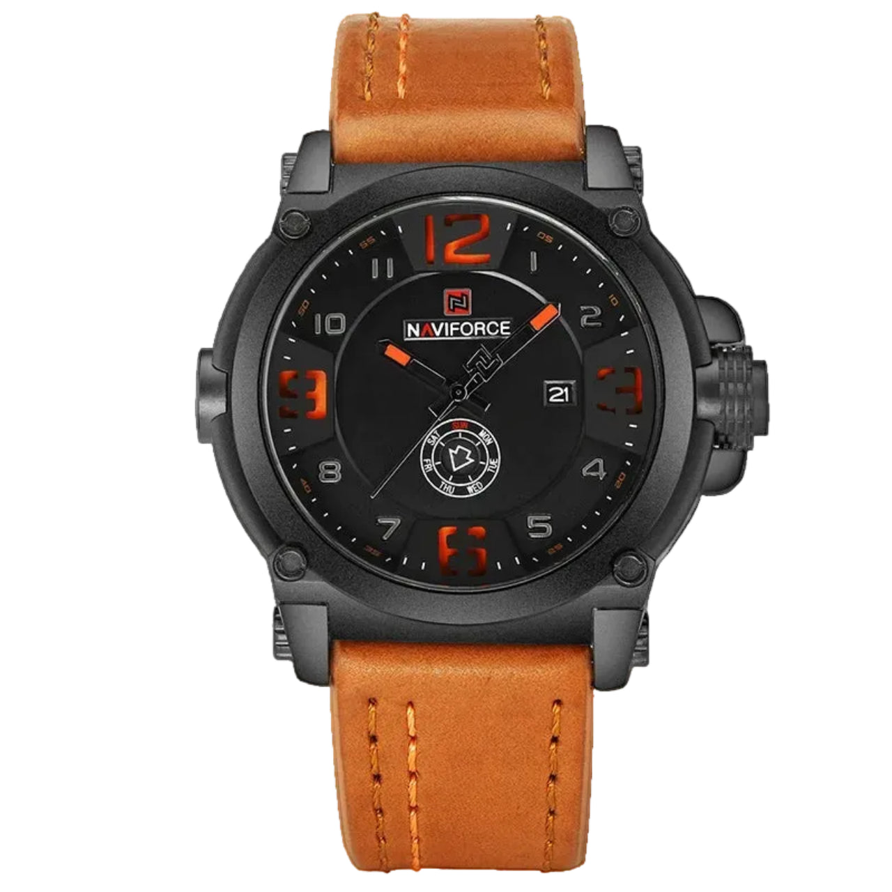 Relógio Masculino Naviforce NF9099 Quartzo Esportivo Luxo Casual