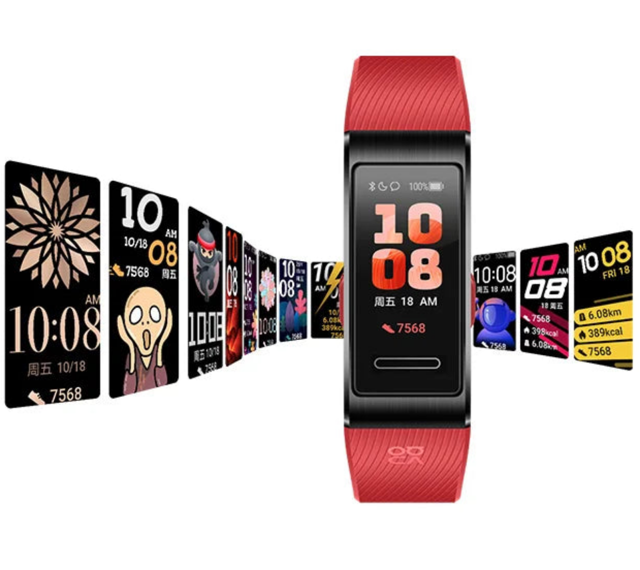 Relógio Smart Band HUAWEI Band 4 Pro Original GPS Integrado Tela AMOLED