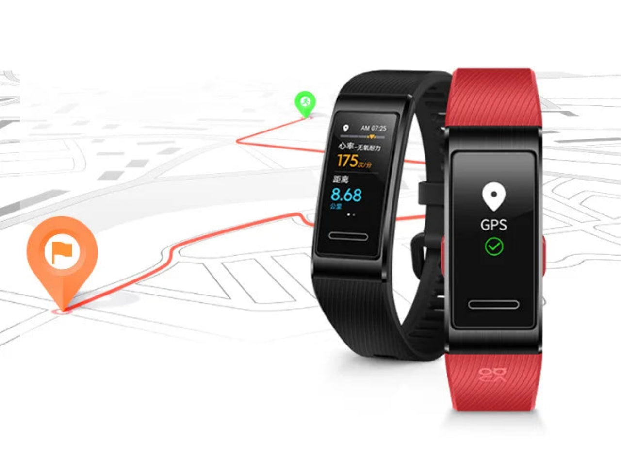 Relógio Smart Band HUAWEI Band 4 Pro Original GPS Integrado Tela AMOLED