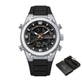 Relógio Masculino Naviforce NF9265 Dual Display Esportivo Silicone