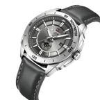 Relógio Masculino NAVIFORCE NF9269 Quartz Couro 43 mm Calendário