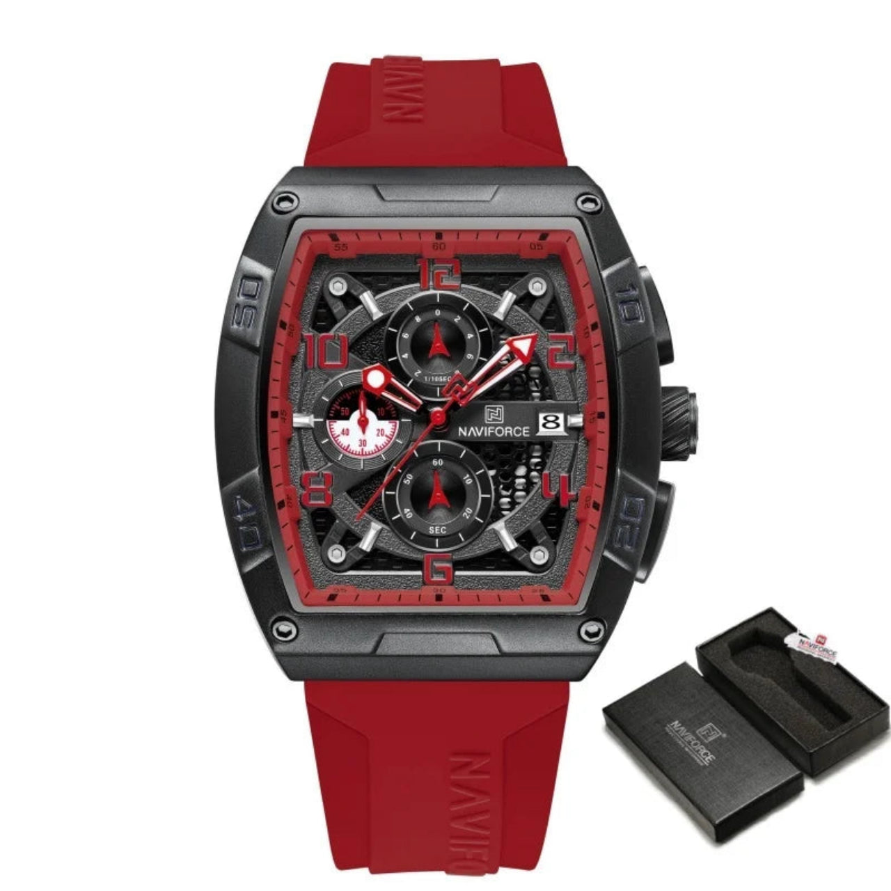 Relógio Masculino NAVIFORCE Estilo Militar e Funcionalidade