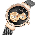 Relógio Feminino NAVIFORCE Quartzo Aço Inox 32 mm 3 ATM