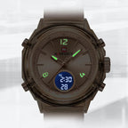 Relógio Feminino NAVIFORCE Dual Display Esportivo 35 mm