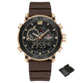 Relógio Masculino NAVIFORCE NF6104 Dual Display Esportivo 45 mm