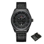 Relógio Masculino Naviforce NF9281L Quartzo Couro Legítimo Luxo