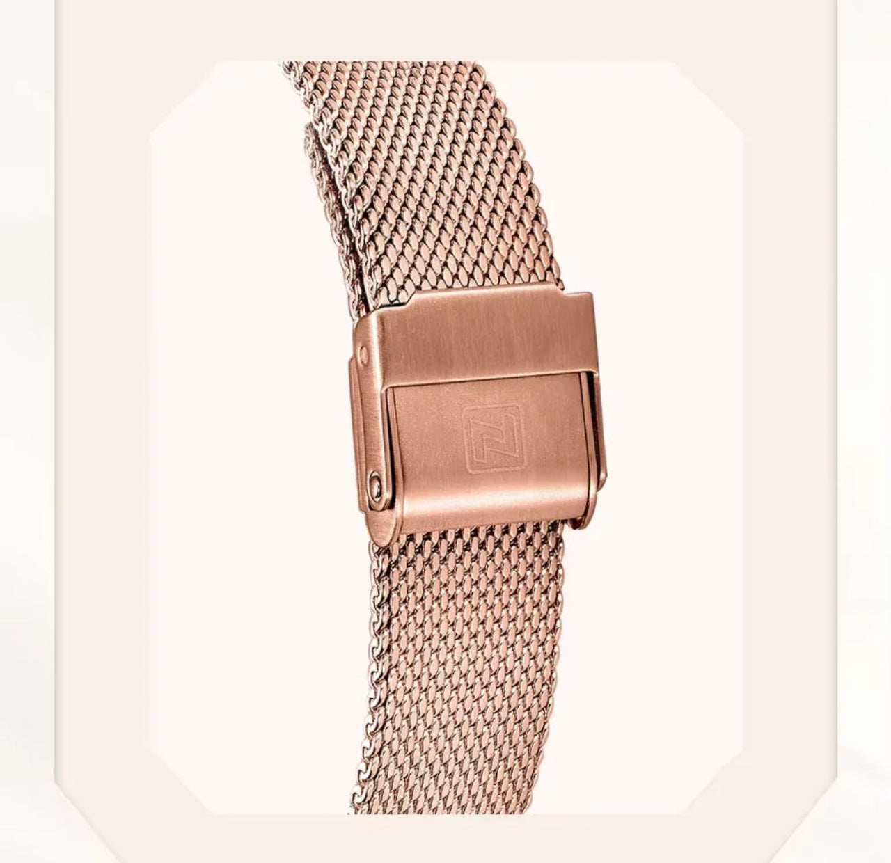 Relógio Feminino Naviforce NF5004 Quartzo Luxo Ouro Rosa Ultra Fino