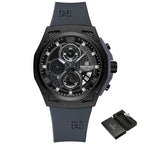 Relógio Masculino Naviforce NF8049 Quartzo Cronógrafo Aço Inoxidável