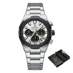 Relógio Masculino NAVIFORCE NF8081 Cronógrafo Quartz Aço 41 mm