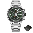 Relógio Masculino NAVIFORCE NF8072 Cronógrafo Quartz Aço 43 mm