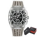Relógio Masculino NAVIFORCE NF7105 Cronógrafo Quartz Silicone 42 mm