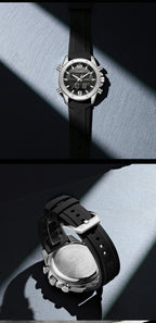 Relógio Masculino NAVIFORCE NF9264 Dual Display Silicone 44 mm