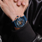 Relógio Masculino Naviforce NF8049 Quartzo Cronógrafo Aço Inoxidável