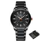 Relógio Masculino NAVIFORCE Quartz em Aço Inoxidável 42 mm