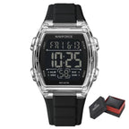 Relógio Digital Masculino NAVIFORCE NF6106 Esportivo 46 mm Silicone