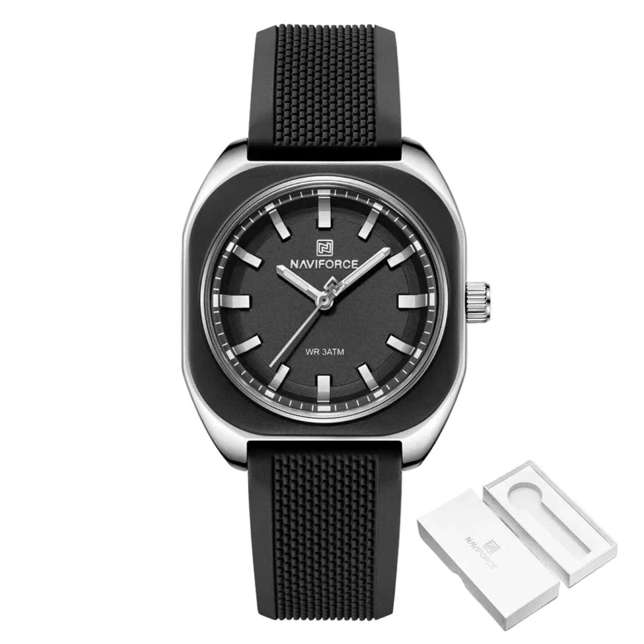 Relógio Feminino NAVIFORCE NF5061 Quartz Silicone 33 mm