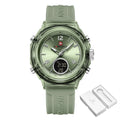 Relógio Feminino NAVIFORCE Dual Display Esportivo 35 mm