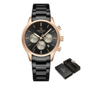 Relógio Masculino NAVIFORCE Cronógrafo Quartz Aço Inoxidável 42 mm