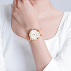 Relógio Feminino NAVIFORCE NF5051 Quartz Silicone 36 mm