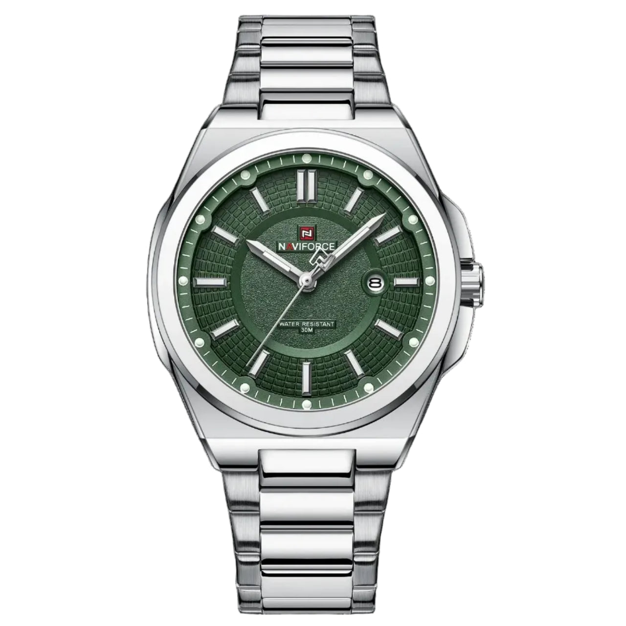 Relógio Masculino NAVIFORCE NF9242 Dual Display Quartz 43 mm Silicone