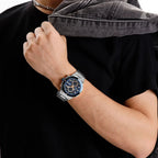 Relógio Masculino NAVIFORCE NF8072 Cronógrafo Quartz Aço 43 mm