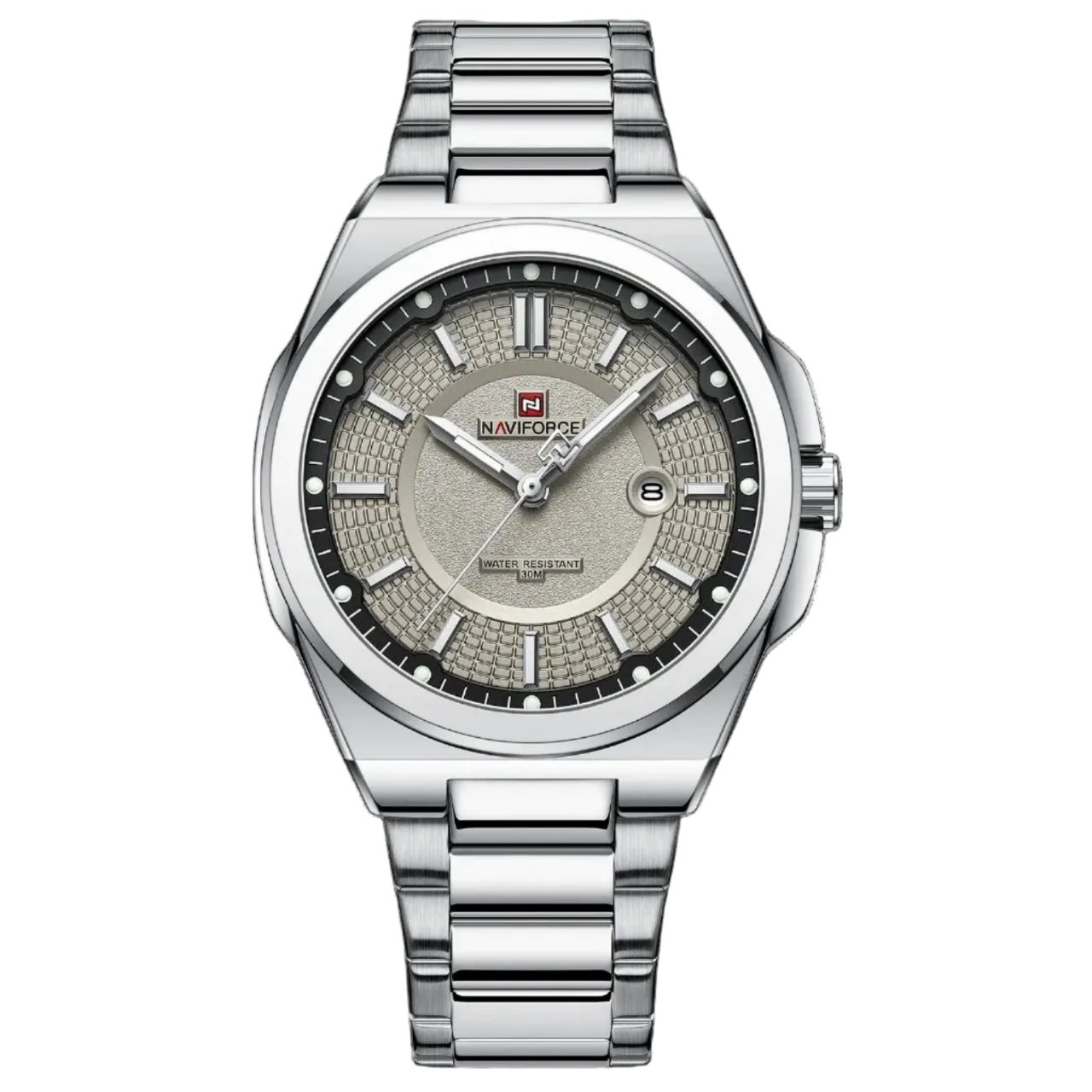 Relógio Masculino NAVIFORCE NF9242 Dual Display Quartz 43 mm Silicone