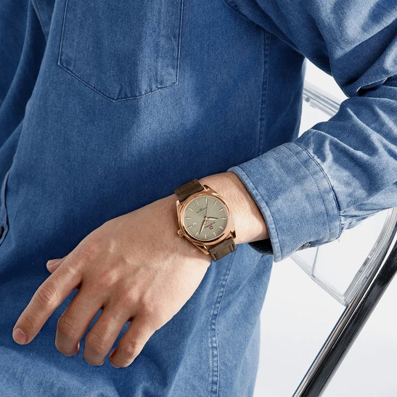 Relógio Masculino Naviforce NF9276L Quartzo Couro Legítimo Clássico
