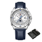 Relógio Masculino NAVIFORCE NF9269 Quartz Couro 43 mm Calendário