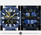 Relógio Masculino NAVIFORCE NF7130 Dual Display Esportivo 45 mm