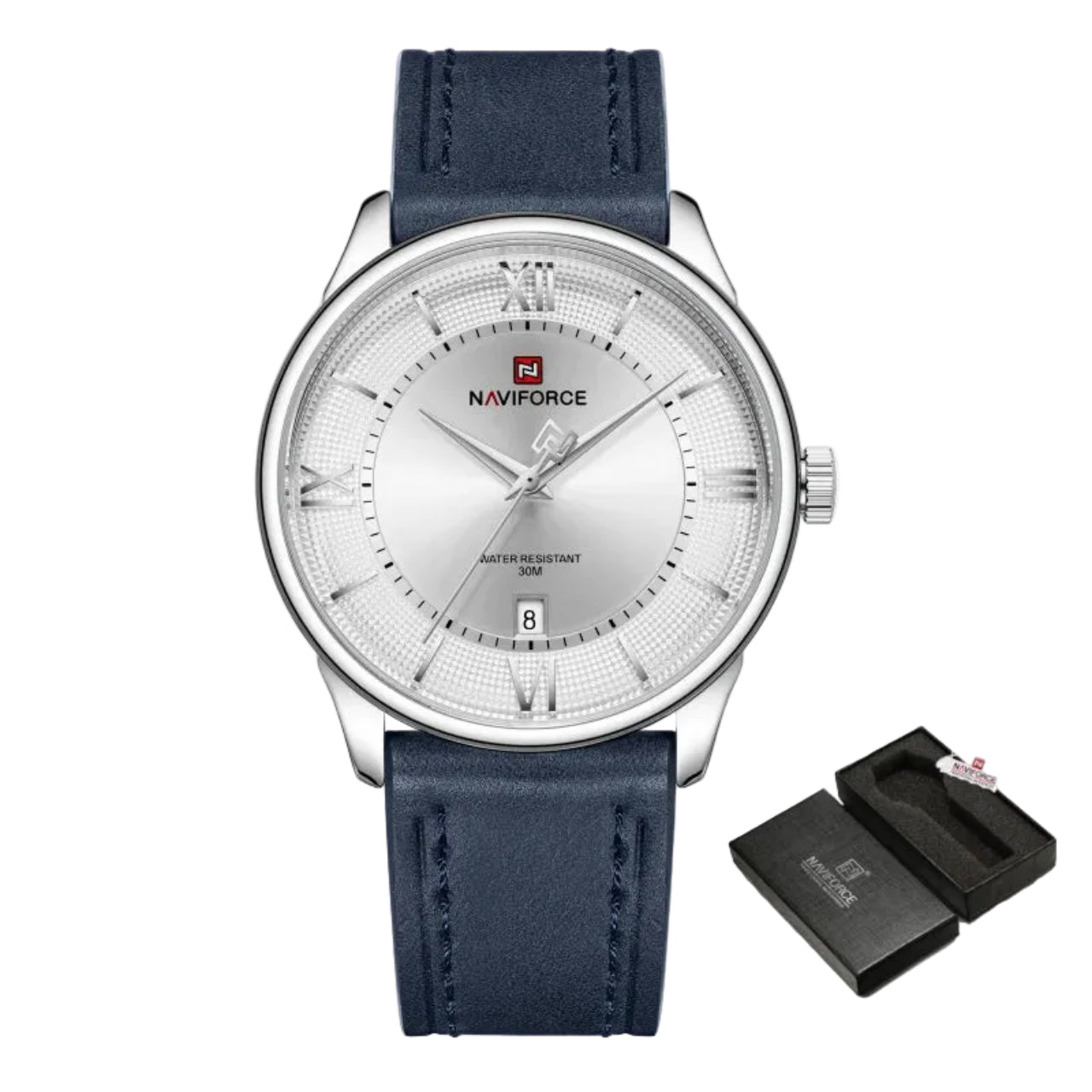 Relógio Masculino Naviforce NF9272L Quartzo Couro Legítimo Business