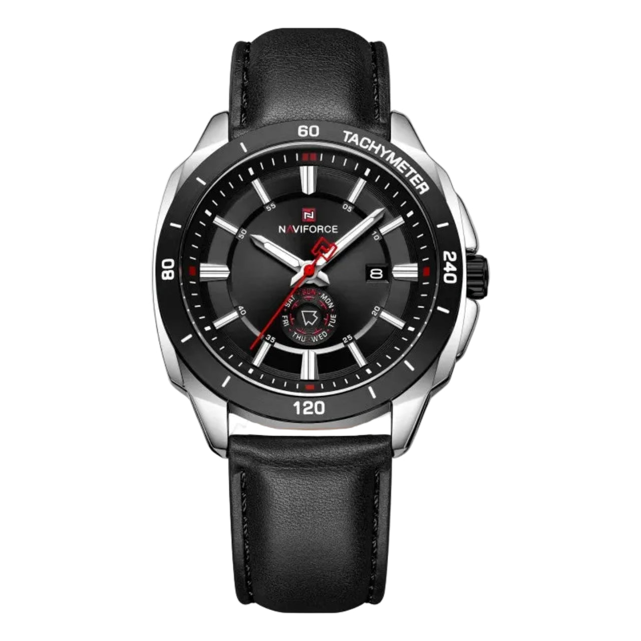 Relógio Masculino Naviforce NF9269 Quartzo Couro Legítimo Esportivo