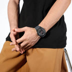 Relógio Masculino NAVIFORCE NF9265 Dual Display Silicone 45 mm