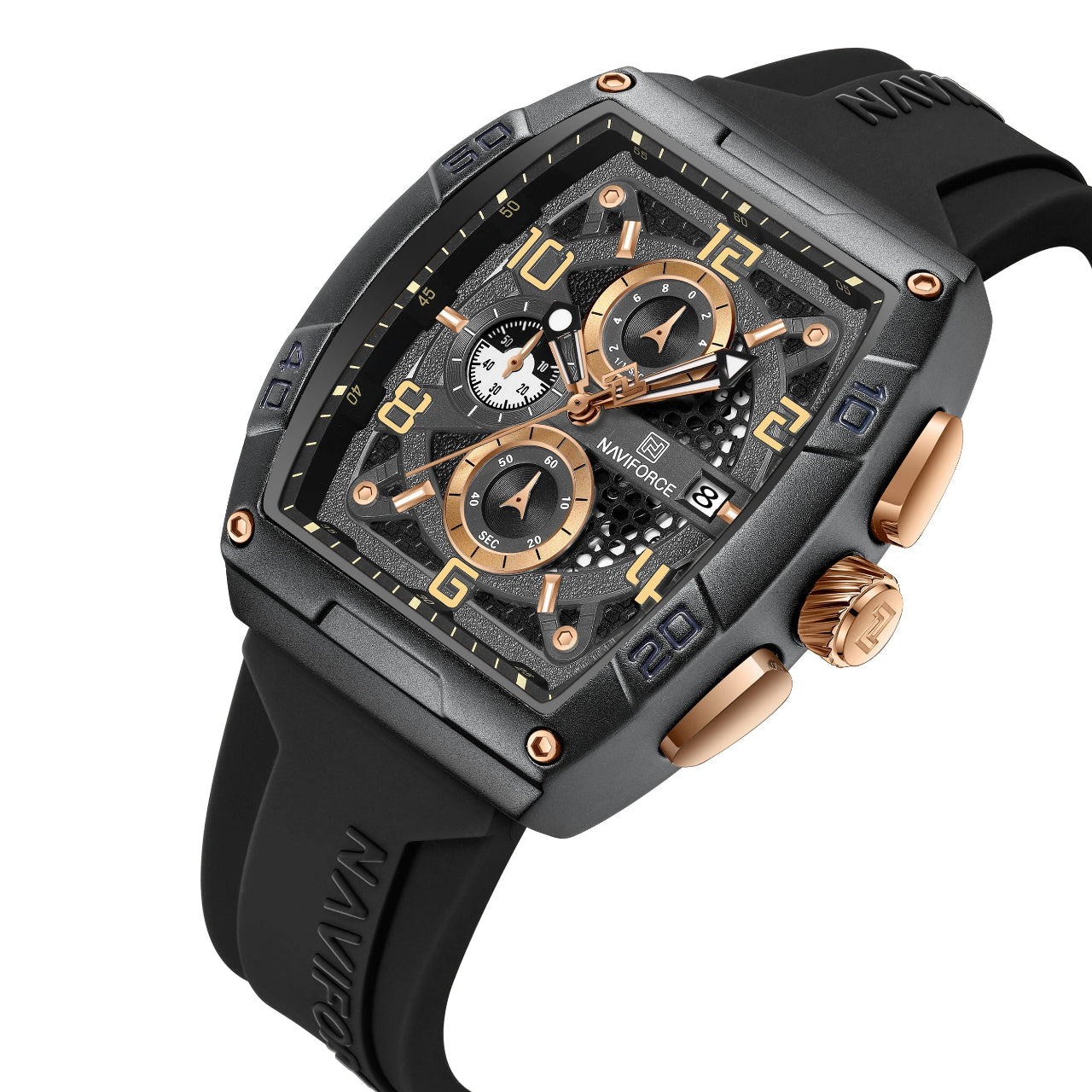Relógio Masculino NAVIFORCE Estilo Militar e Funcionalidade