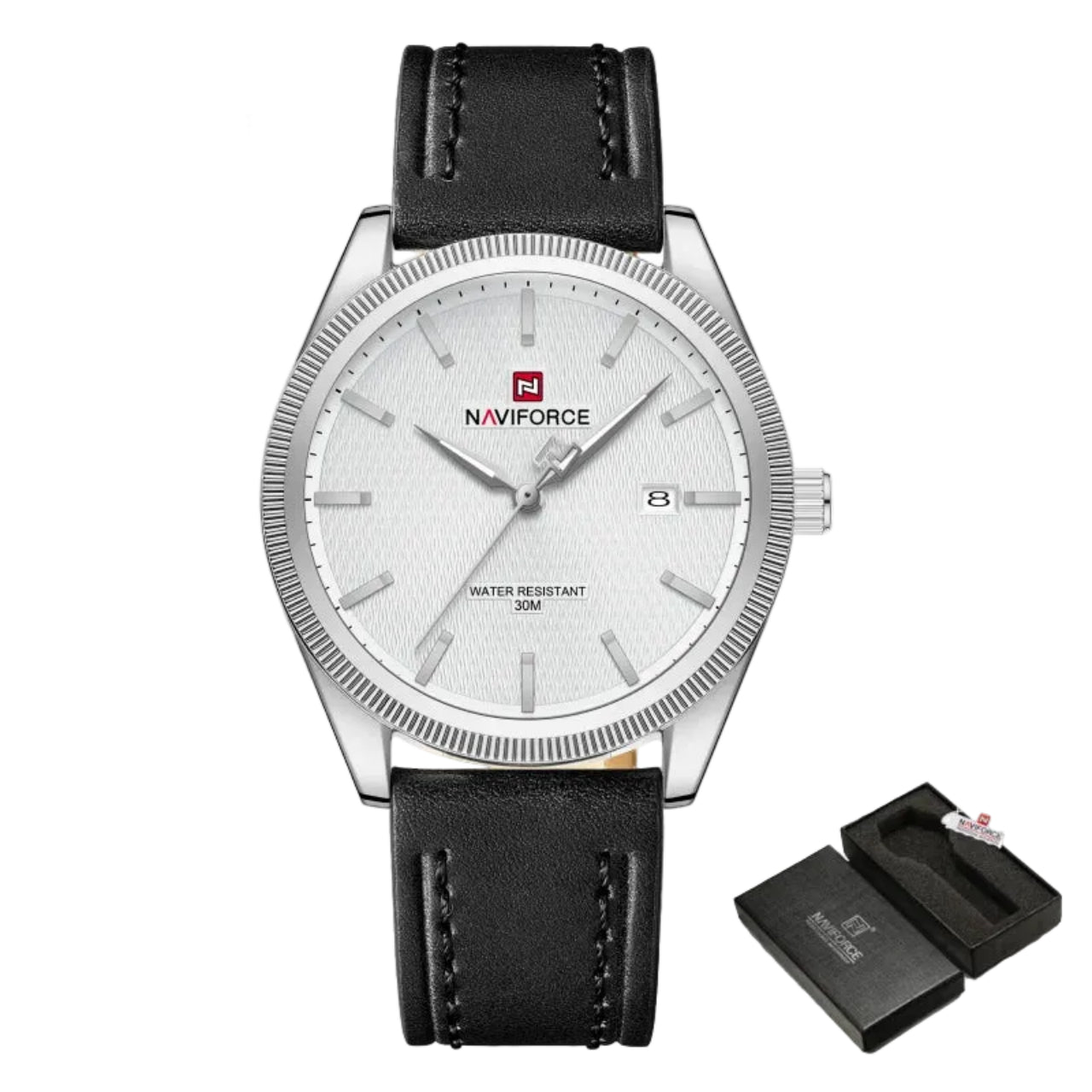 Relógio Masculino Naviforce NF9276L Quartzo Couro Legítimo Clássico