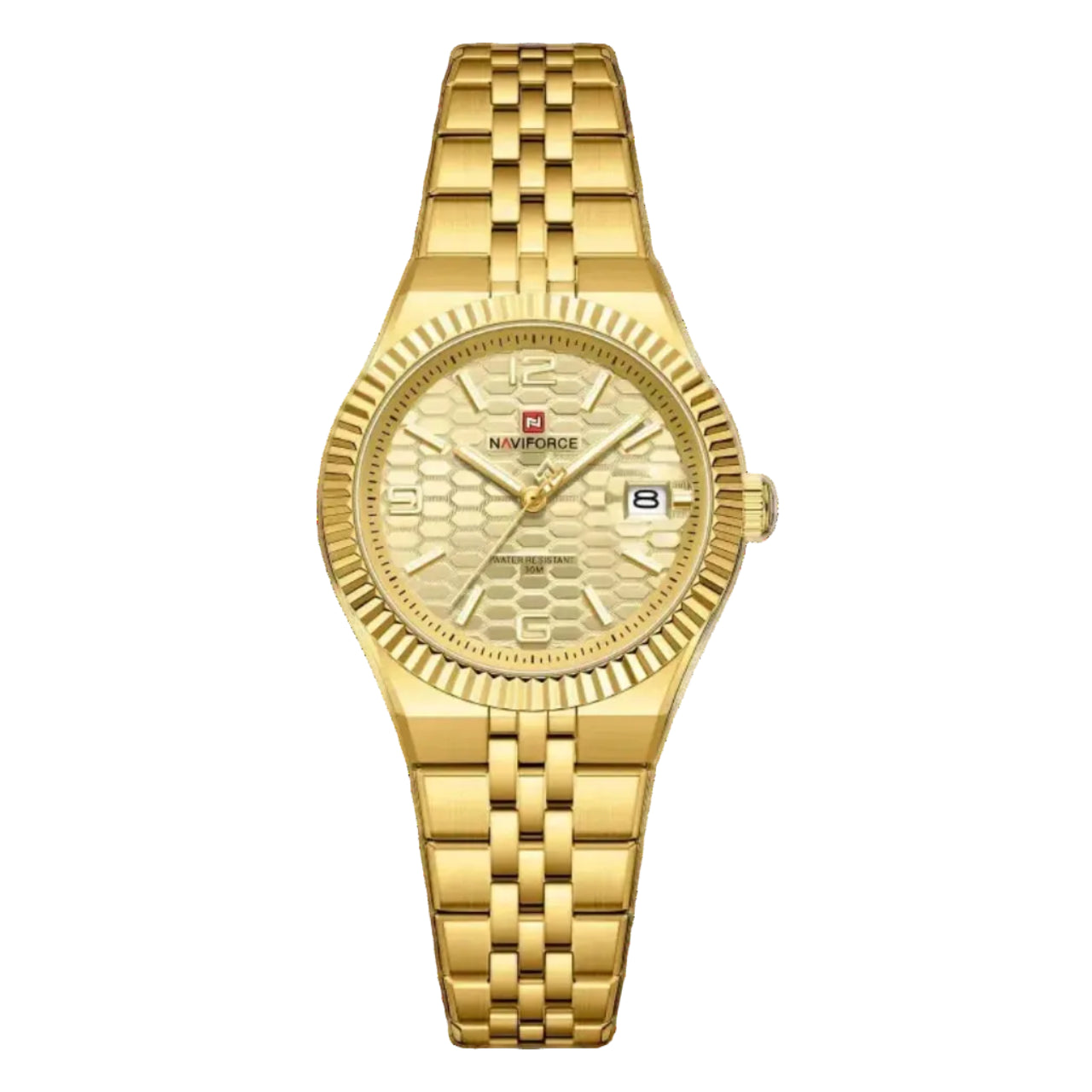 Relógio Feminino Naviforce NF5079 Quartzo Aço Inoxidável Romântico