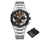 Relógio Masculino NAVIFORCE NF8081 Cronógrafo Quartz Aço 41 mm