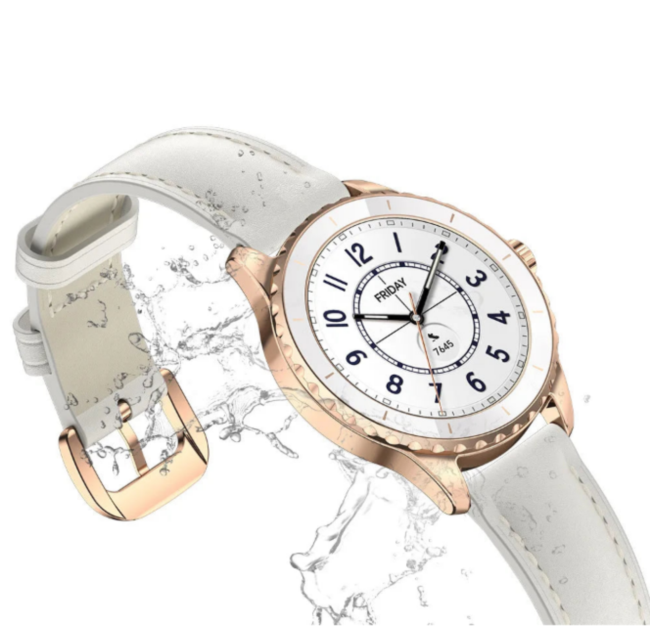 Relógio Smartwatch HONOR ROSSINI 2e Tela Redonda AMOLED Couro Nappa