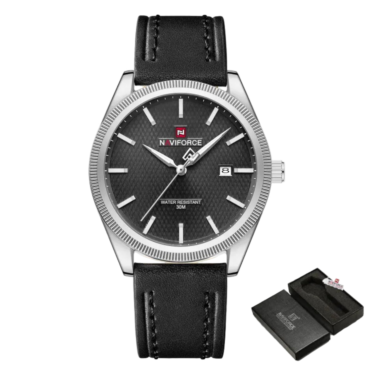 Relógio Masculino Naviforce NF9276L Quartzo Couro Legítimo Clássico