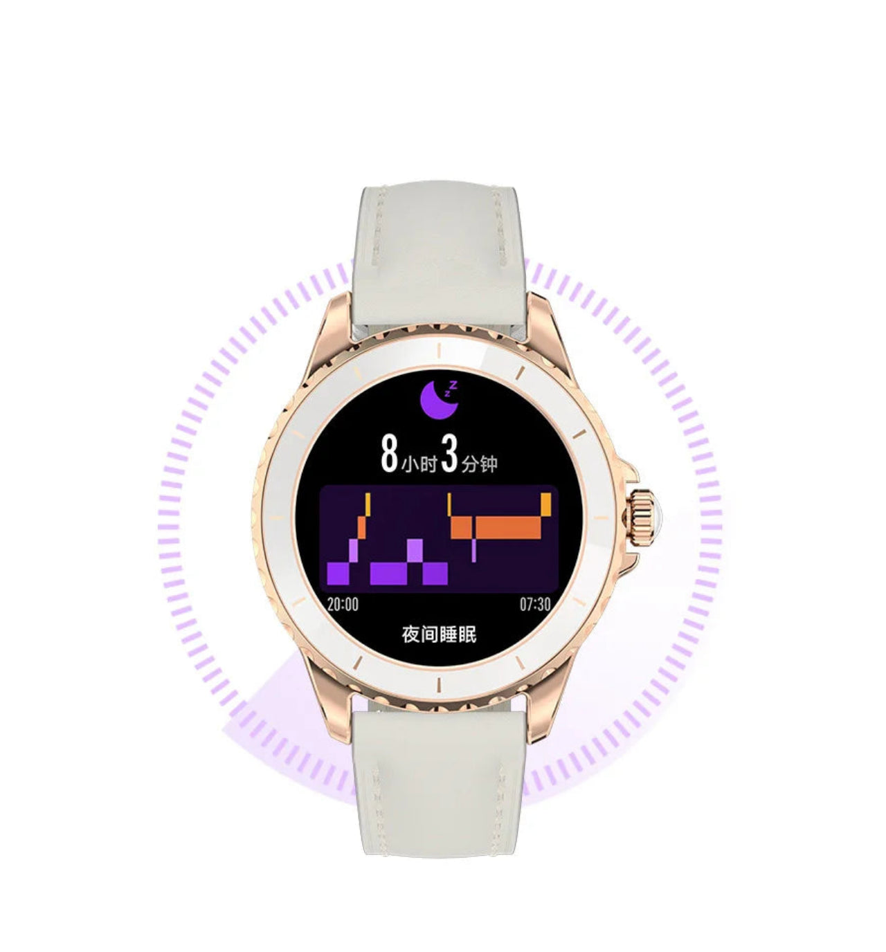 Relógio Smartwatch HONOR ROSSINI 2e Tela Redonda AMOLED Couro Nappa