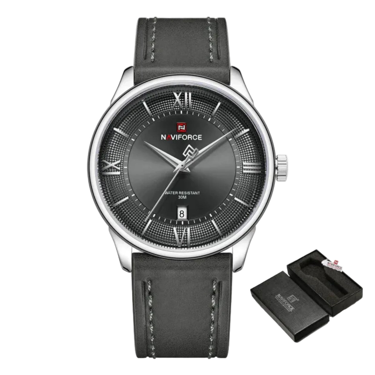 Relógio Masculino Naviforce NF9272L Quartzo Couro Legítimo Business