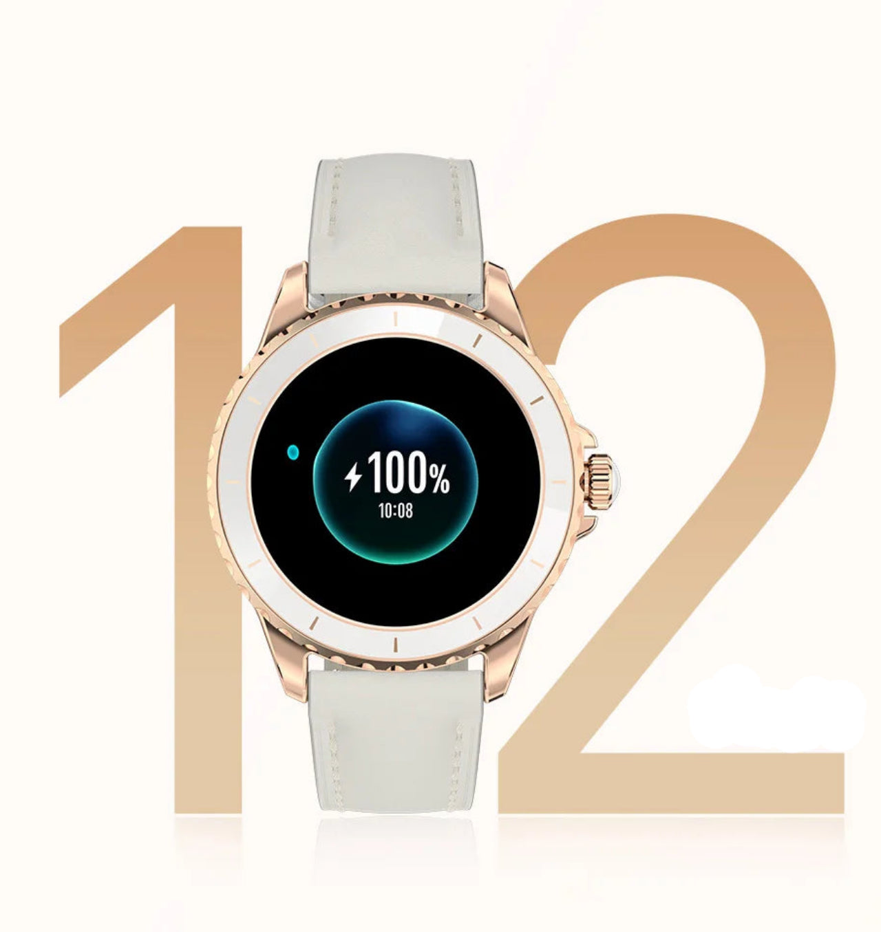 Relógio Smartwatch HONOR ROSSINI 2e Tela Redonda AMOLED Couro Nappa