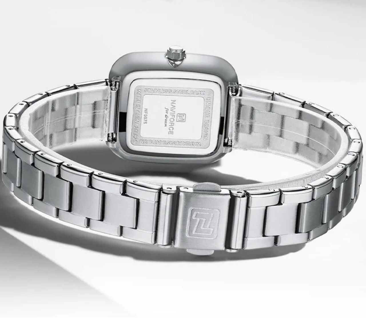 Relógio Feminino NAVIFORCE NF5075 Quartz Aço Inoxidável 26 mm