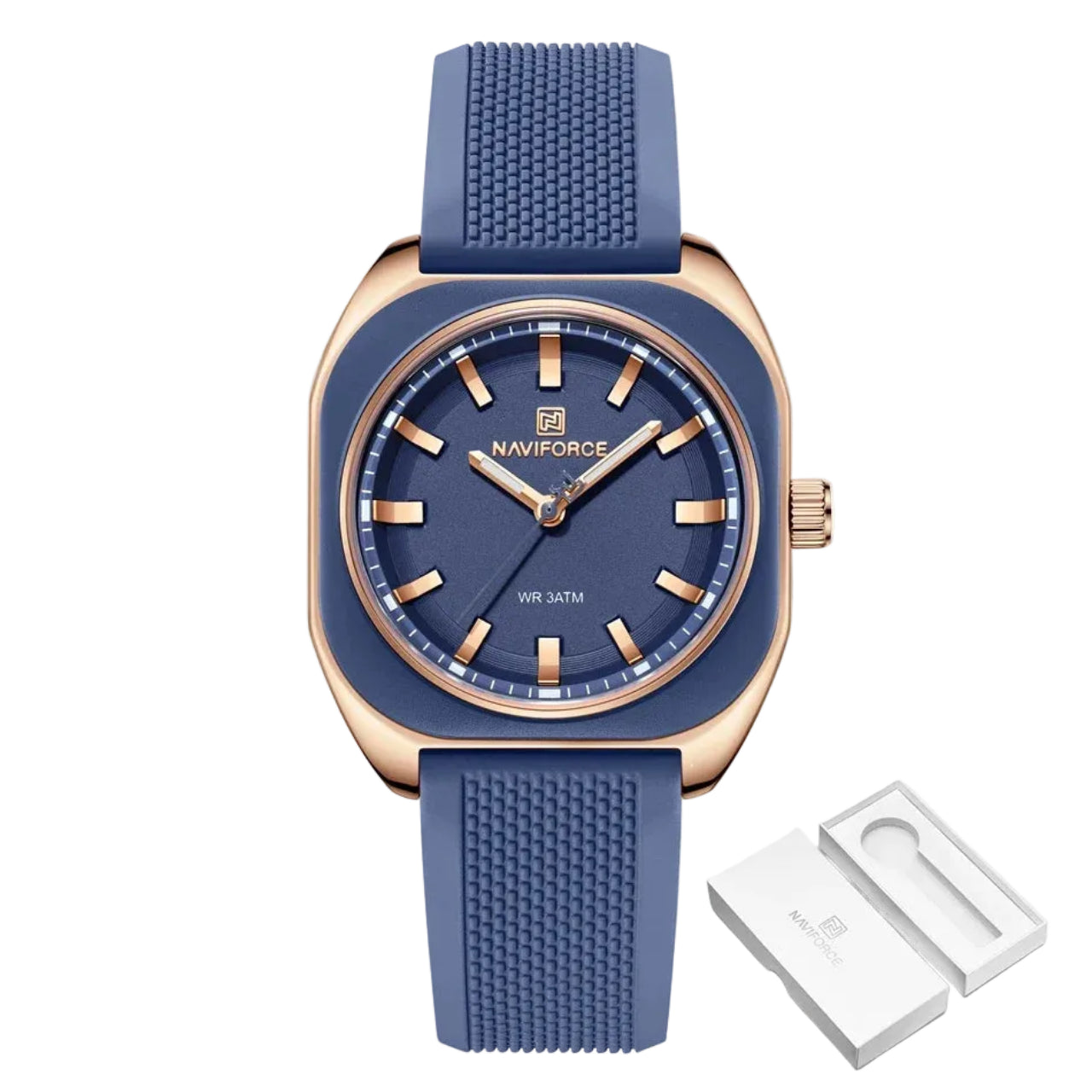 Relógio Feminino NAVIFORCE NF5061 Quartz Silicone 33 mm