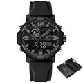Relógio Masculino NAVIFORCE NF7130 Dual Display Esportivo 45 mm