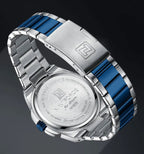Relógio Masculino NAVIFORCE NF9242 Dual Display Quartz 43 mm Silicone