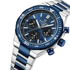 Relógio Masculino NAVIFORCE Cronógrafo Quartz Aço Inoxidável 42 mm