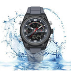 Relógio Masculino NAVIFORCE NF9265 Dual Display Silicone 45 mm