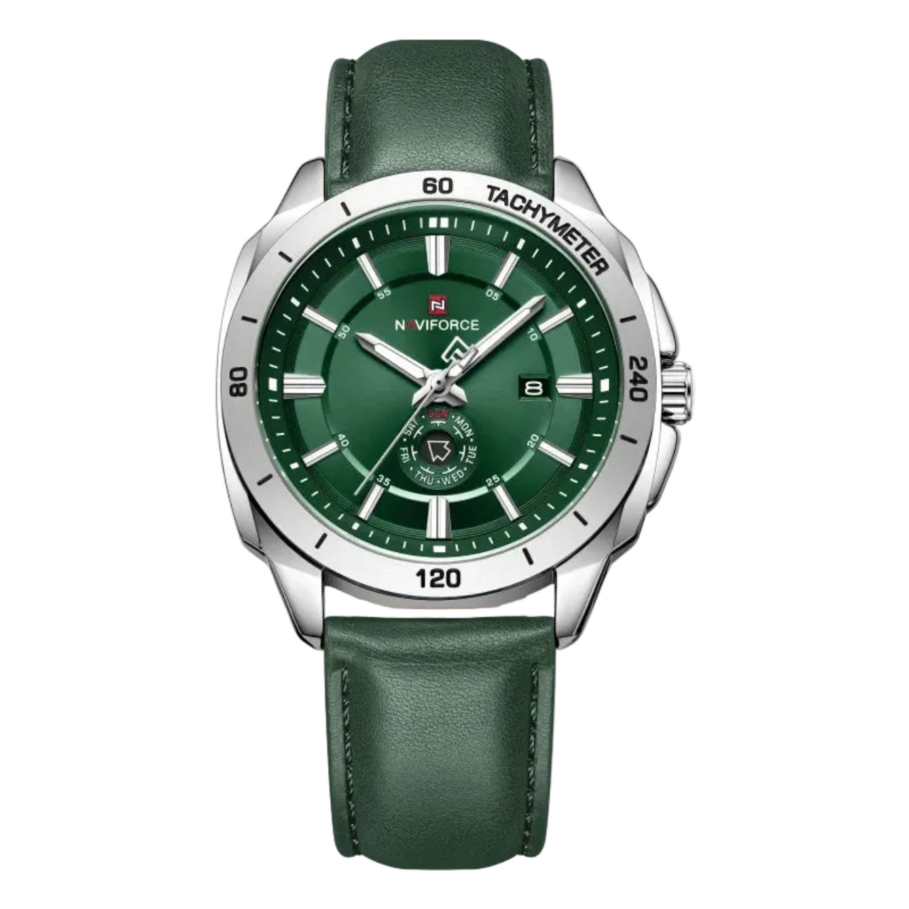 Relógio Masculino Naviforce NF9269 Quartzo Couro Legítimo Esportivo
