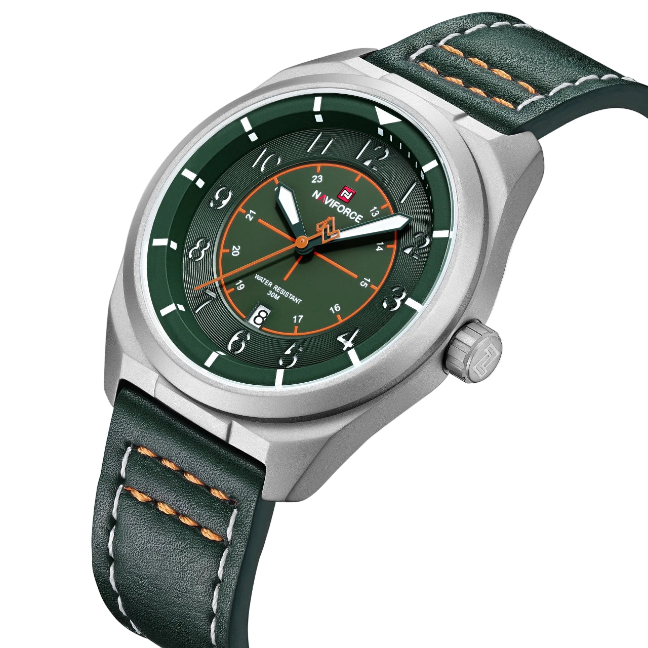 Relógio Masculino Naviforce NF9281L Quartzo Couro Legítimo Luxo
