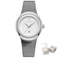 Relógio Feminino Naviforce NF5004 Quartzo Luxo Ouro Rosa Ultra Fino